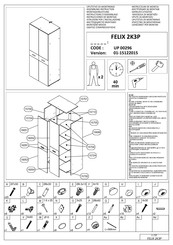 Dedeman FELIX 2K3P Instrucciones De Montaje