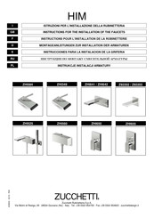 ZUCCHETTI ZHI349 Instrucciones Para La Instalación