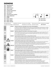 Siemens BD2- AK03X/GB1003 Instrucciones De Montaje