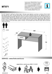 Forte MT971 Instrucciones De Montaje