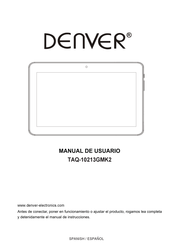 Denver TAQ-10213GMK2 Manual De Usuario