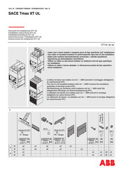 ABB SACE Tmax XT UL Instrucciones De Instalación