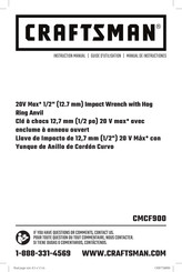 Craftsman CMCF900 Manual De Instrucciones