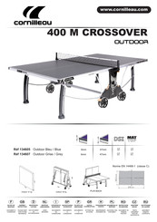 Cornilleau 400 M CROSSOVER OUTDOOR 134605 Instrucciones De Montaje