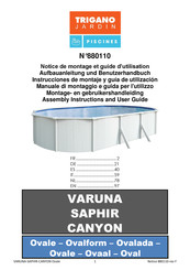 Trigano Jardin Piscines 880110 Instrucciones De Montaje Y Guía De Utilización