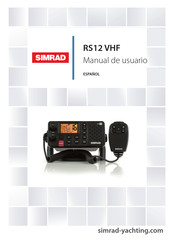 Simrad RS12 VHF Manual De Usuario