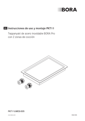 bora PKT11UMES-005 Instrucciones De Uso Y Montaje
