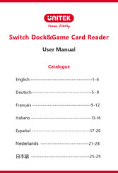 Unitek G1002B Manual Del Usuario