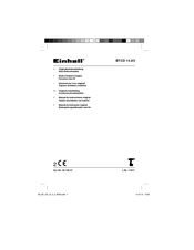 EINHELL BT-CD 14,4/3 Manual De Instrucciones Original