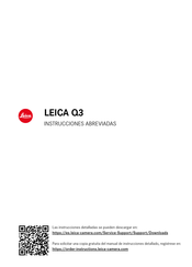 Leica Q3 Instrucciones Abreviadas