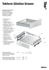 Titus Tekform Slimline DW182 Instrucciones De Montaje