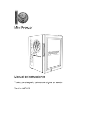 Jägermeister Mini Freezer Manual De Instrucciones