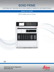 Leica BIOSYSTEMS BOND-PRIME Manual Del Usuario