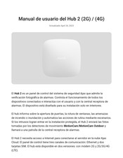 AJAX Hub 2 2G Manual De Usuario