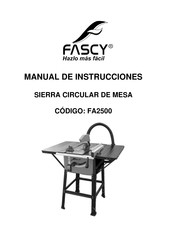 FASCY FA2500 Manual De Instrucciones