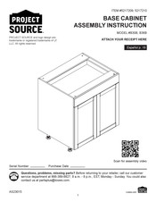 Project Source B30B Instrucciones De Ensamblaje