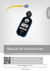 PCE Instruments PCE-DRS 1 Manual De Instrucciones