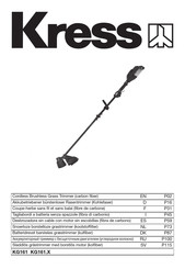 KRESS KG161 Serie Manual Del Usuario