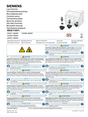 Siemens 3VA940 0QA00 Serie Instructivo