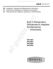 AGA marvel MP15BC Instrucciones De Instalación, Operación Y Mantenimiento