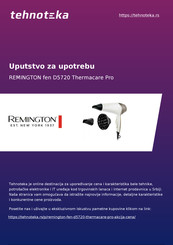 Remington Thermacare Pro 2400 D5720 Manual