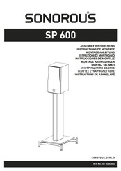 Sonorous SP 600 Instrucciones De Montaje