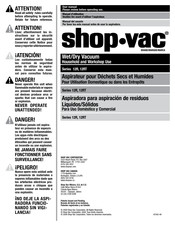 Shop-Vac 12R Serie Manual Del Usuario