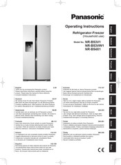 Panasonic NR-B54X1 Manual De Instrucciones