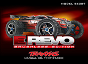 Traxxas E REVO BRUSHLESS EDITION MODEL 56087 Manual Del Propietário