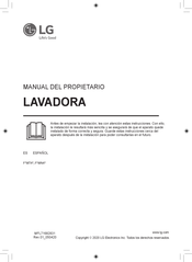 LG F WN4 Serie Manual Del Propietário