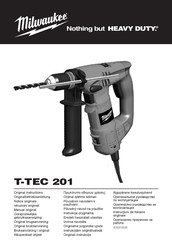 Milwaukee T-TEC 201 Manual Original