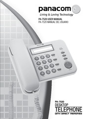 Panacom PA-7520 Manual Del Usuario