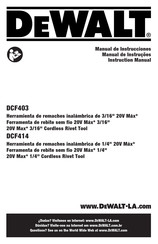 DeWalt DCF414 Manual De Instrucciones