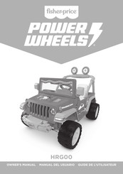 Fisher-Price POWER WHEELS HRG00 Manual Del Usuario