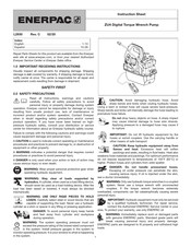 Enerpac ZU4 Serie Hoja De Instrucciones