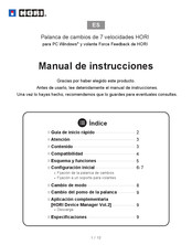 HORI HPC-042 Manual De Instrucciones