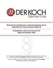 DERKOCH German Line Olpe-N Manual De Instalación Y Funcionamiento