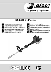 Efco DS 2400 D-PU Manual De Uso Y Mantenimiento