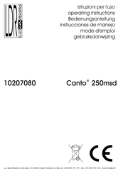 LDR 10207080 Instrucciones De Manejo