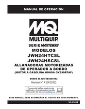 MULTIQUIP WHITEMAN JWN24HTCSL Manual De Operación