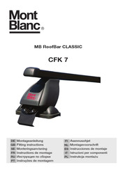 Mont Blanc RoofBar CLASSIC CFK 7 Instrucciones De Montaje