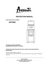 Avanti WDTZ000 Manual De Instrucciones