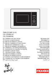 Franke FMW 20 SMP G XS Manual De Instalación Y Servicio