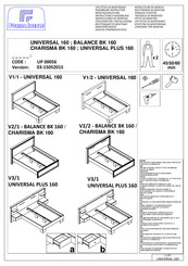 Dedeman CHARISMA BK 160 UP 00056 Instrucciones De Montaje