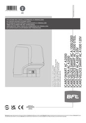 Bft ICARO SMART AC A2000 Manual De Uso