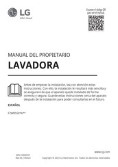 LG F2WR5S0 A Serie Manual Del Propietário