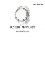 Garmin DESCENT MK3 Serie Manual Del Usuario