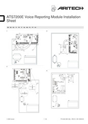 Aritech ATS7200E Hoja De Instalación