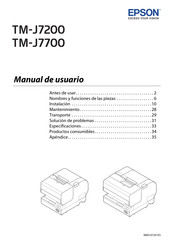 Epson TM-J7200 Manual Del Usuario