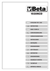 Beta 1930NCD Instrucciones